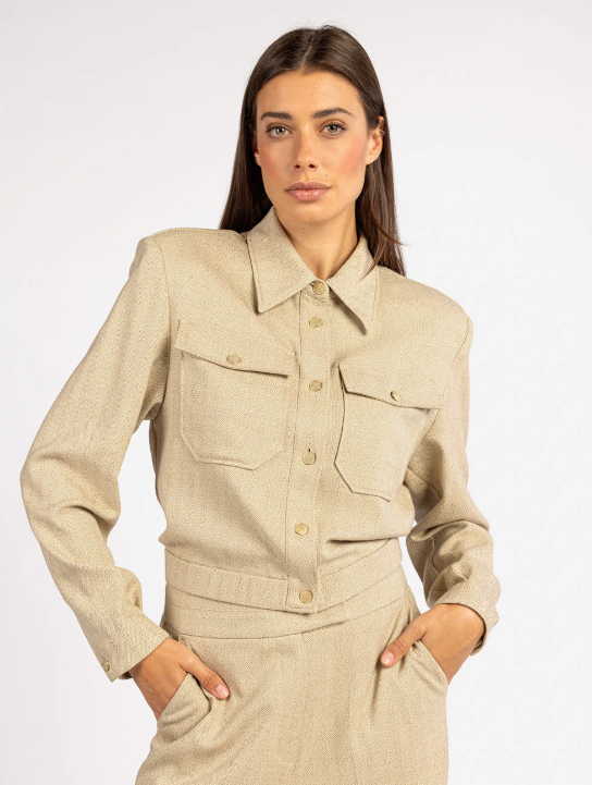 Aaiko Jintha Jacket - Beige
