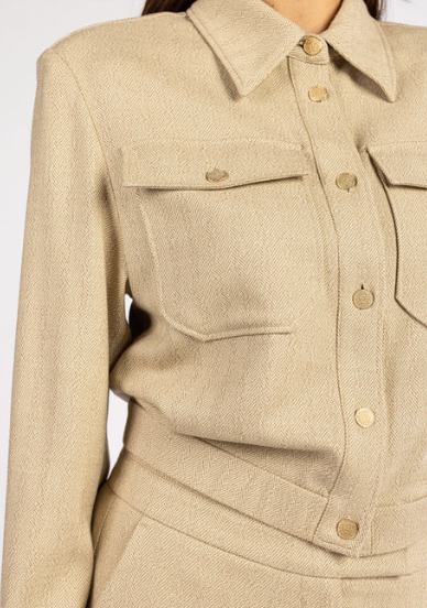 Aaiko Jintha Jacket - Beige