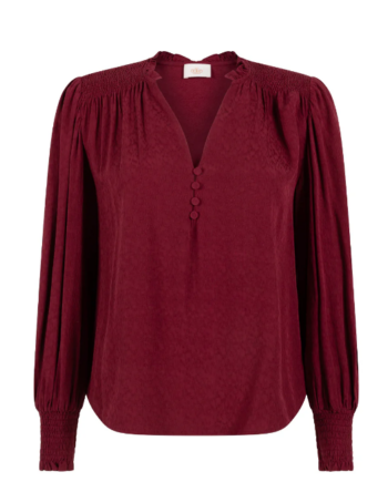 Aaiko Stella Blouse - Bordeaux