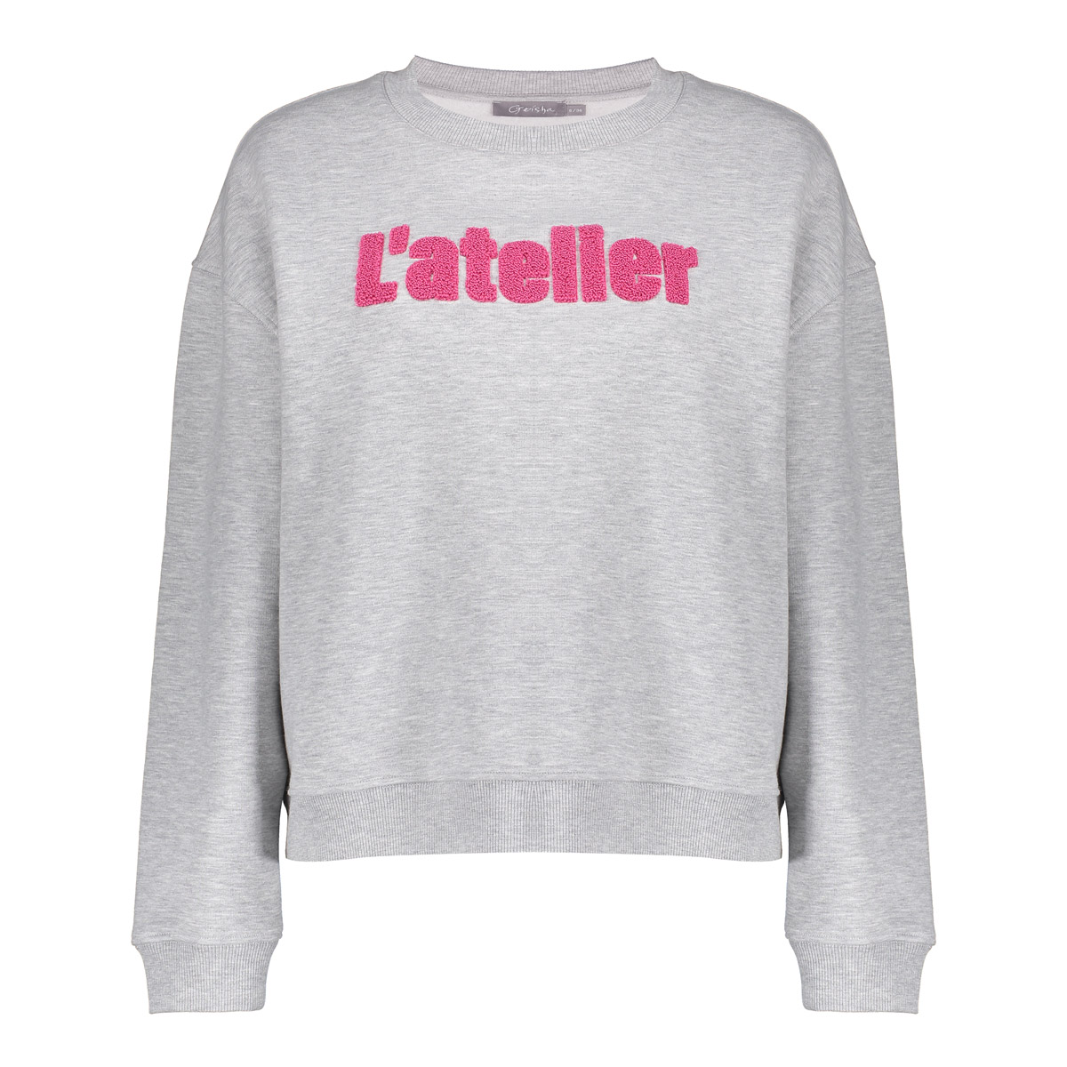 Geisha Oversized Sweater 'L'atelier' - Grey Melange