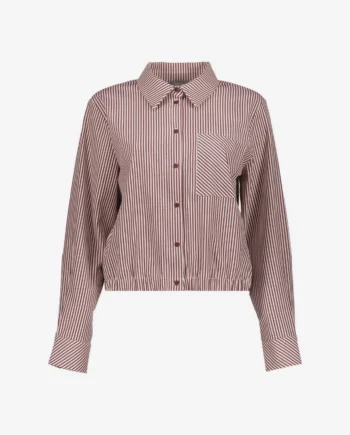 Geisha Blouse 63227-20 - Ecru/Cherry Red